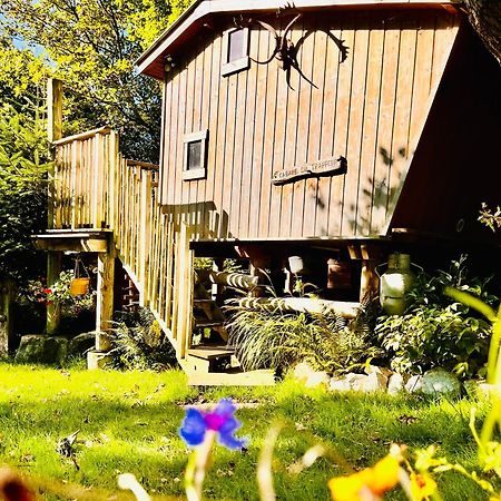 La Cabane Perchee Du Trappeur Écrainville Kültér fotó