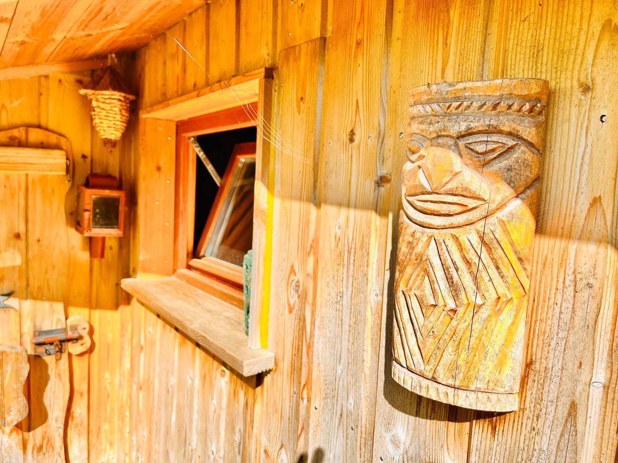 La Cabane Perchee Du Trappeur Écrainville Kültér fotó