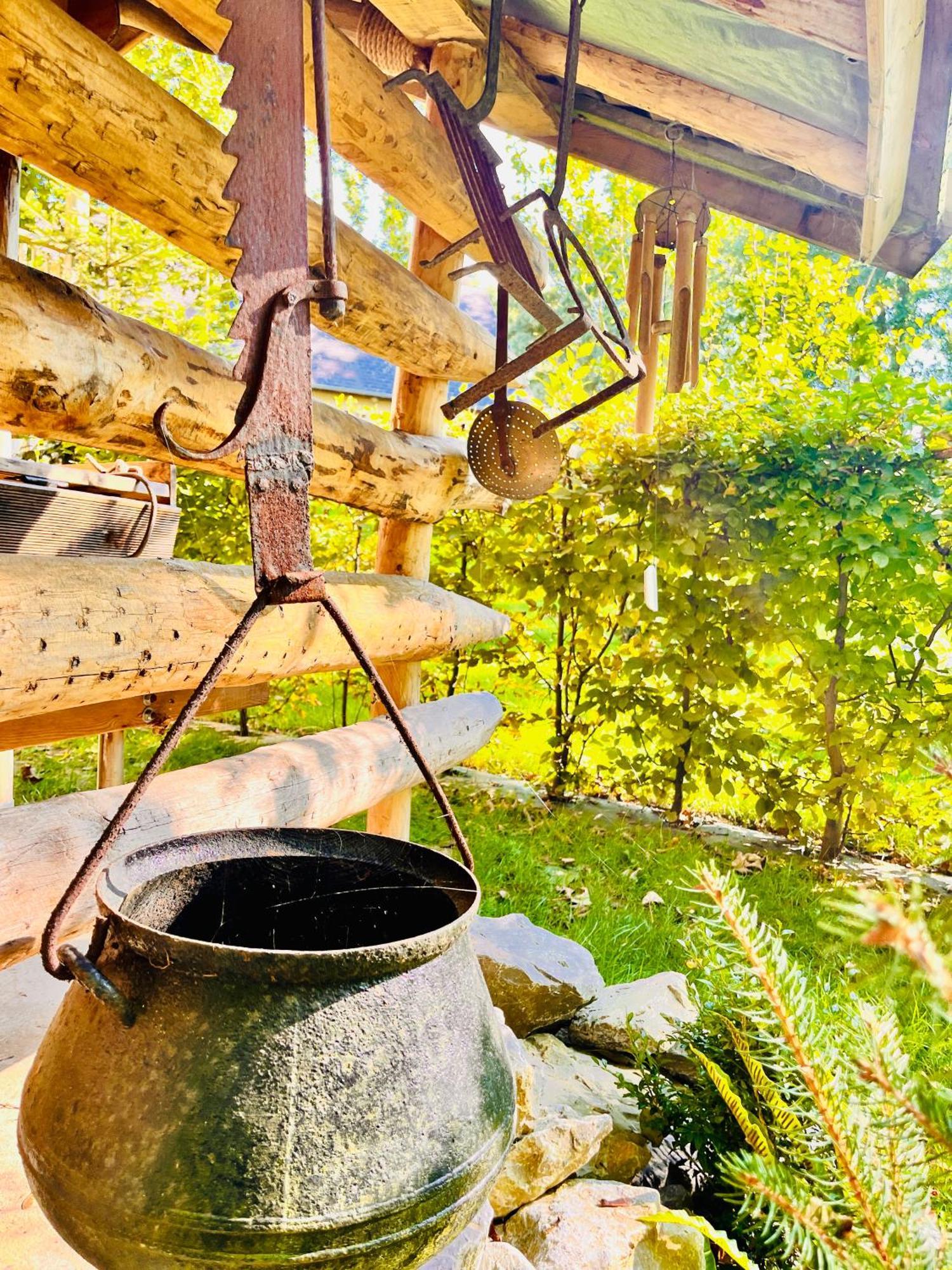 La Cabane Perchee Du Trappeur Écrainville Kültér fotó