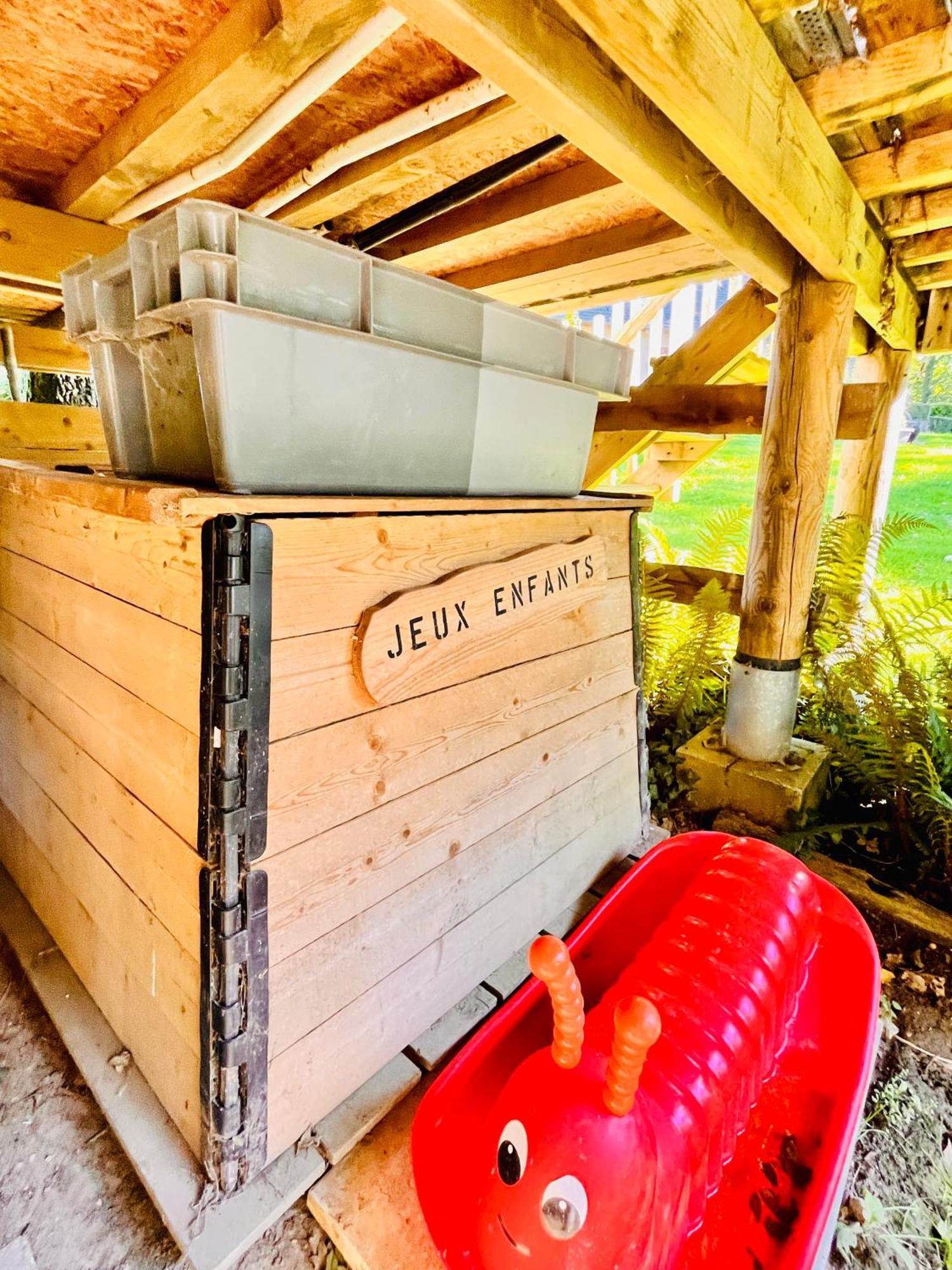 La Cabane Perchee Du Trappeur Écrainville Kültér fotó